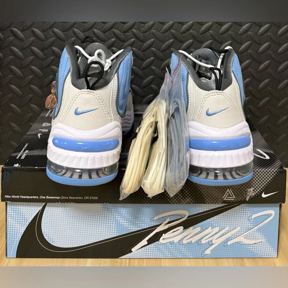 Nike Air Penny 2 x Social Status Playground Blue Sneakers DM9132-100 Mens Sz 8.5